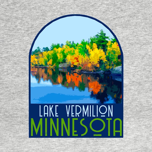 Lake Vermilion Minnesota Decal by zsonn